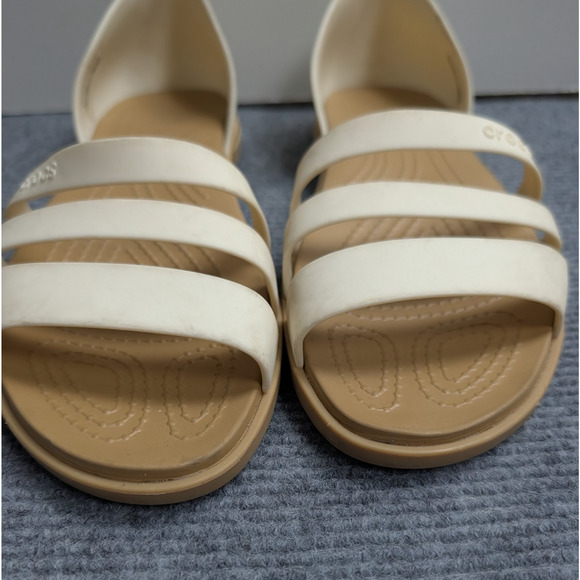 Crocs Sandals Womens 7 Tulum Iconic Comfort Casual Lightweight Waterproof Beach - Picture 6 of 8